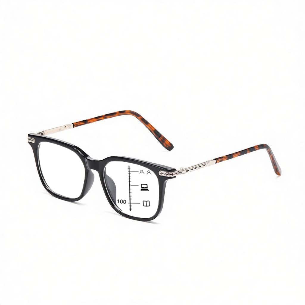 RETRO SQUARE BLUE LIGHT BLOCKING READING GLASSES FOR MEN WOMEN, LIGHTWEIGHT SPRING HINGE PRESBYOPIA EYEGLASSES