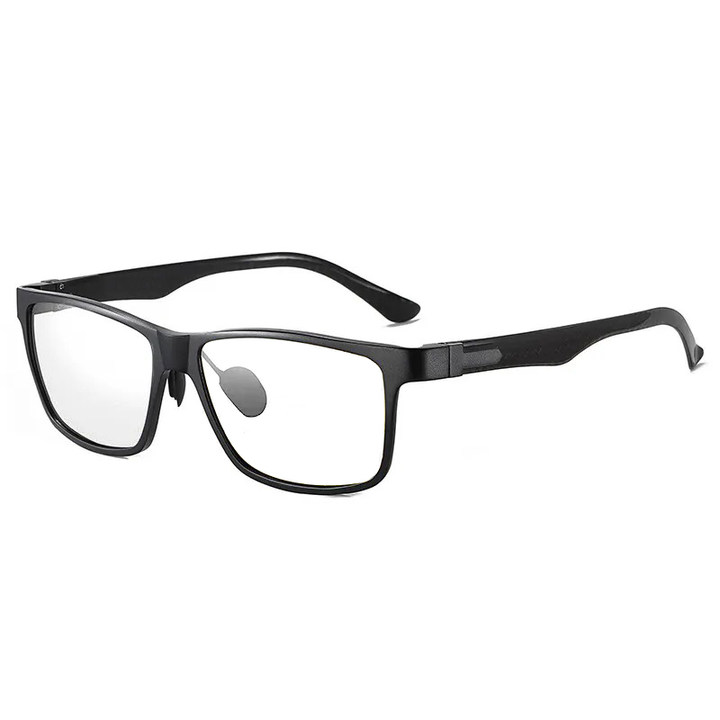 CASUAL LARGE FRAME CARBON FIBER PATTERN COLOR CHANGING MULTI-FOCAL READING GLASSES