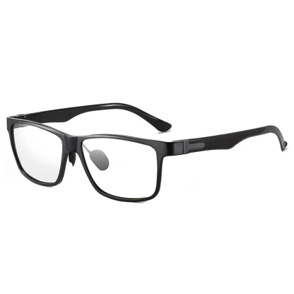 CASUAL LARGE FRAME CARBON FIBER PATTERN COLOR CHANGING MULTI-FOCAL READING GLASSES