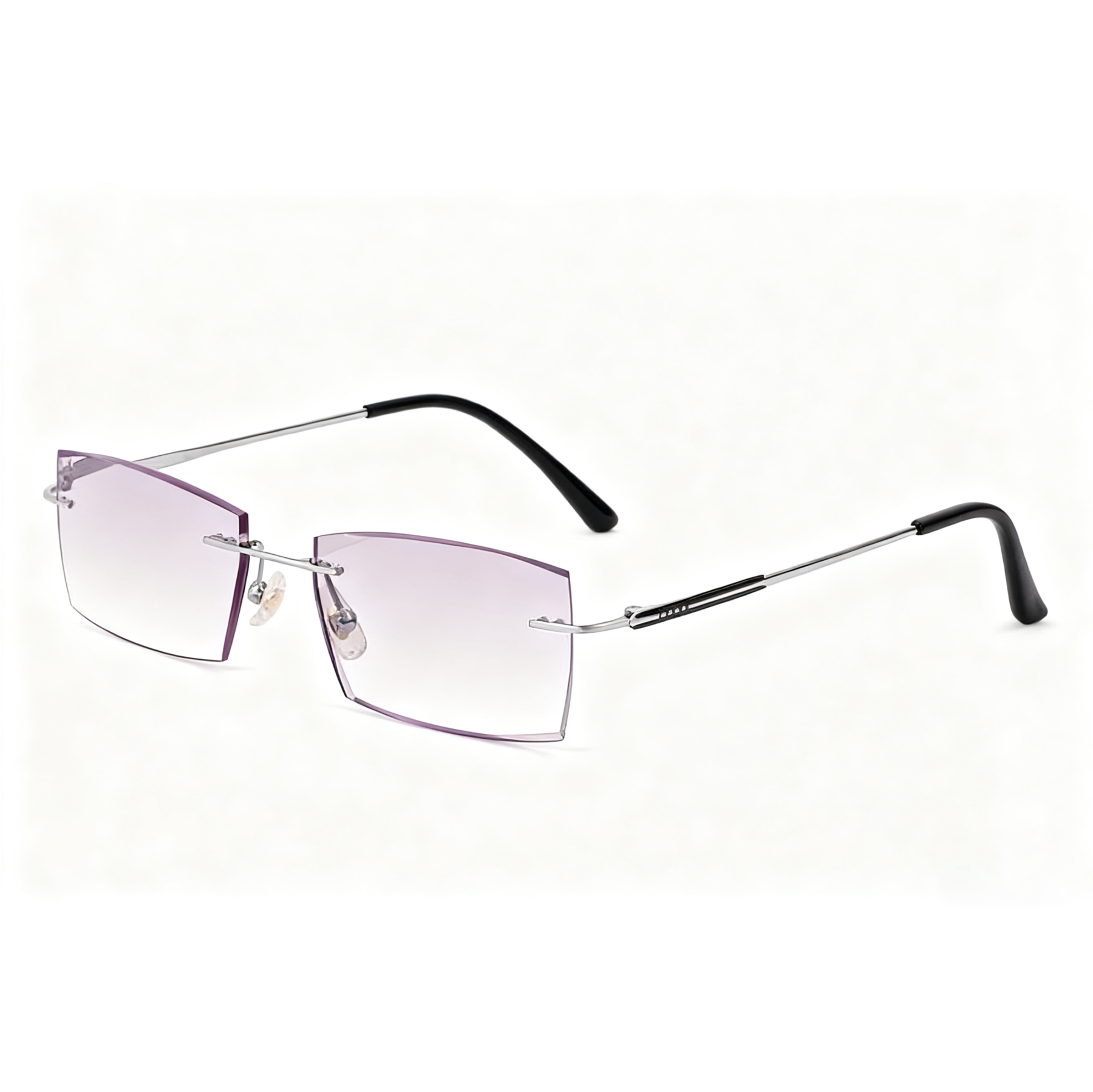 FRAMELESS DIAMOND-CUT ANTI-BLUE LIGHT READING GLASSES