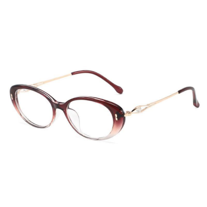 RETRO OVAL RHINESTONE PHOTOCHROMIC MULTIFOCAL READING GLASSES