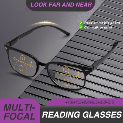 RETRO COMFORT PROGRESSIVE MULTIFOCAL READING GLASSES