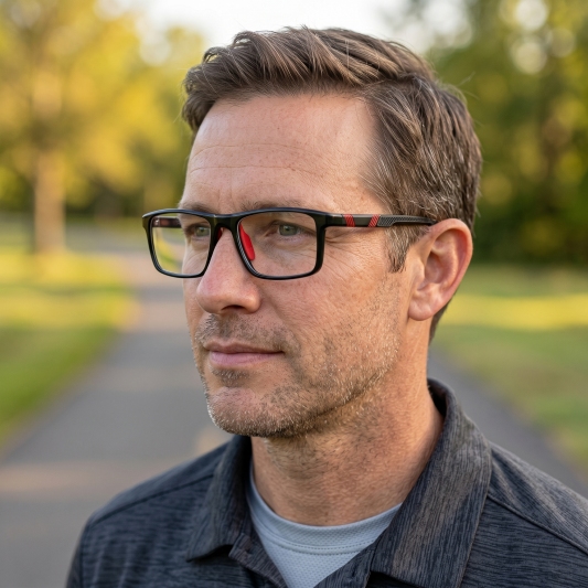 LIGHTWEIGHT FULL-RIM SPORT PHOTOCHROMIC PROGRESSIVE READING GLASSES