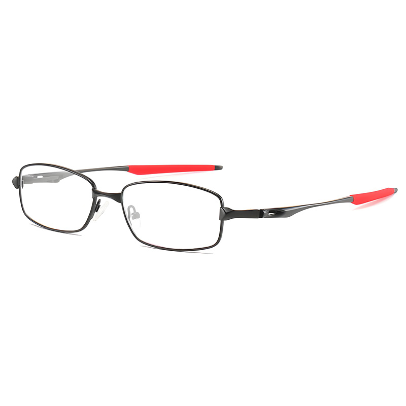LIGHTWEIGHT METAL READING GLASSES WITH SPRING HINGES