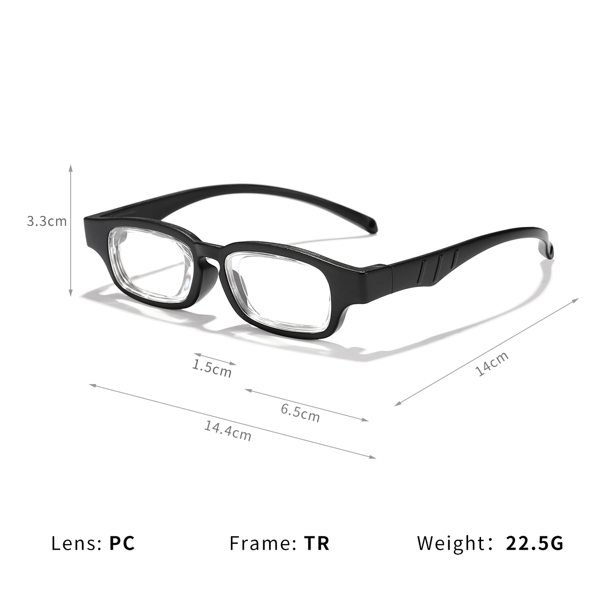 ADJUSTABLE ROUND STYLISH ANTI-BLUE LIGHT READING GLASSES
