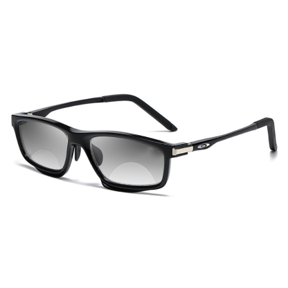 SPORTS BIFOCAL COLOR-CHANGING ALUMINUM-MAGNESIUM READING GLASSES