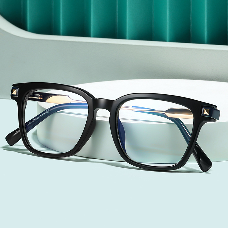 SQUARE METAL COLOR-CHANGING MULTIFOCAL READING GLASSES