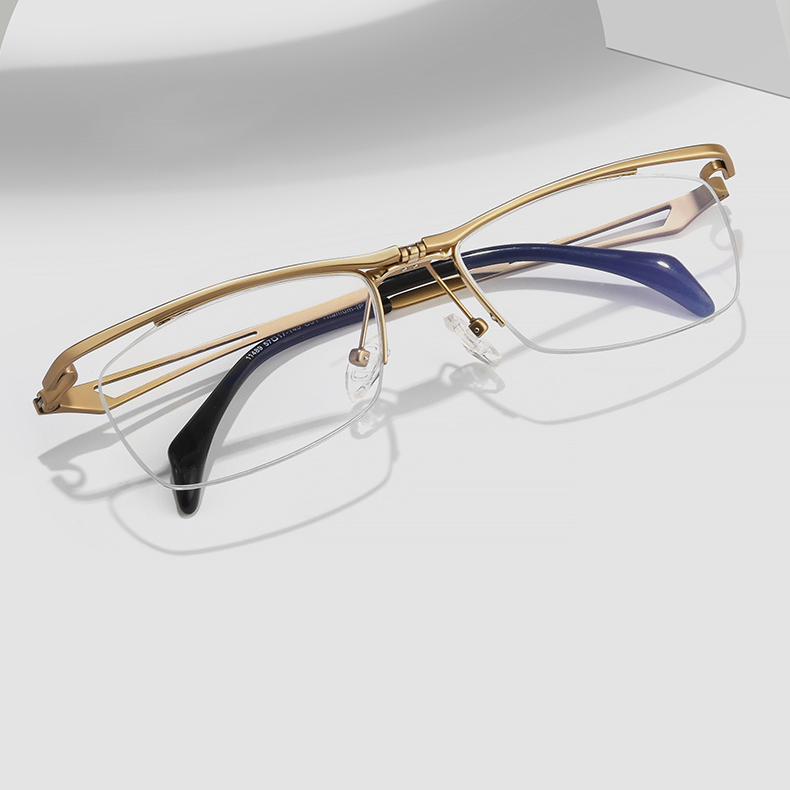 FASHIONABLE PURE TITANIUM FLIP-UP COLOR-CHANGING MULTIFOCAL READING GLASSES