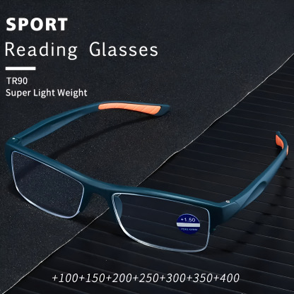 SPORTS NON-SLIP HALF-FRAME ULTRA-LIGHT READING GLASSES