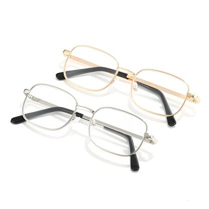 LIGHTWEIGHT METAL FULL-RIM BUSINESS-STYLE PHOTOCHROMIC MULTIFOCAL GLASSES