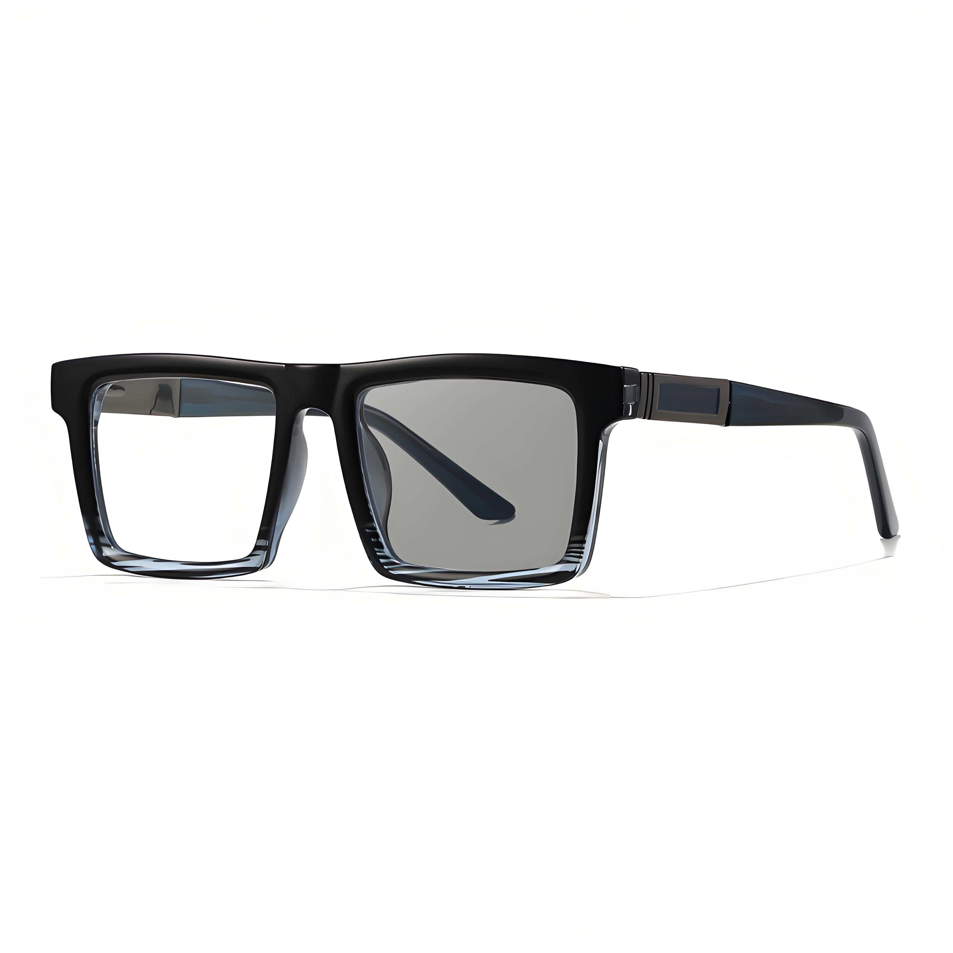 GRADIENT SQUARE FRAME PHOTOCHROMIC MULTIFOCAL GLASSES