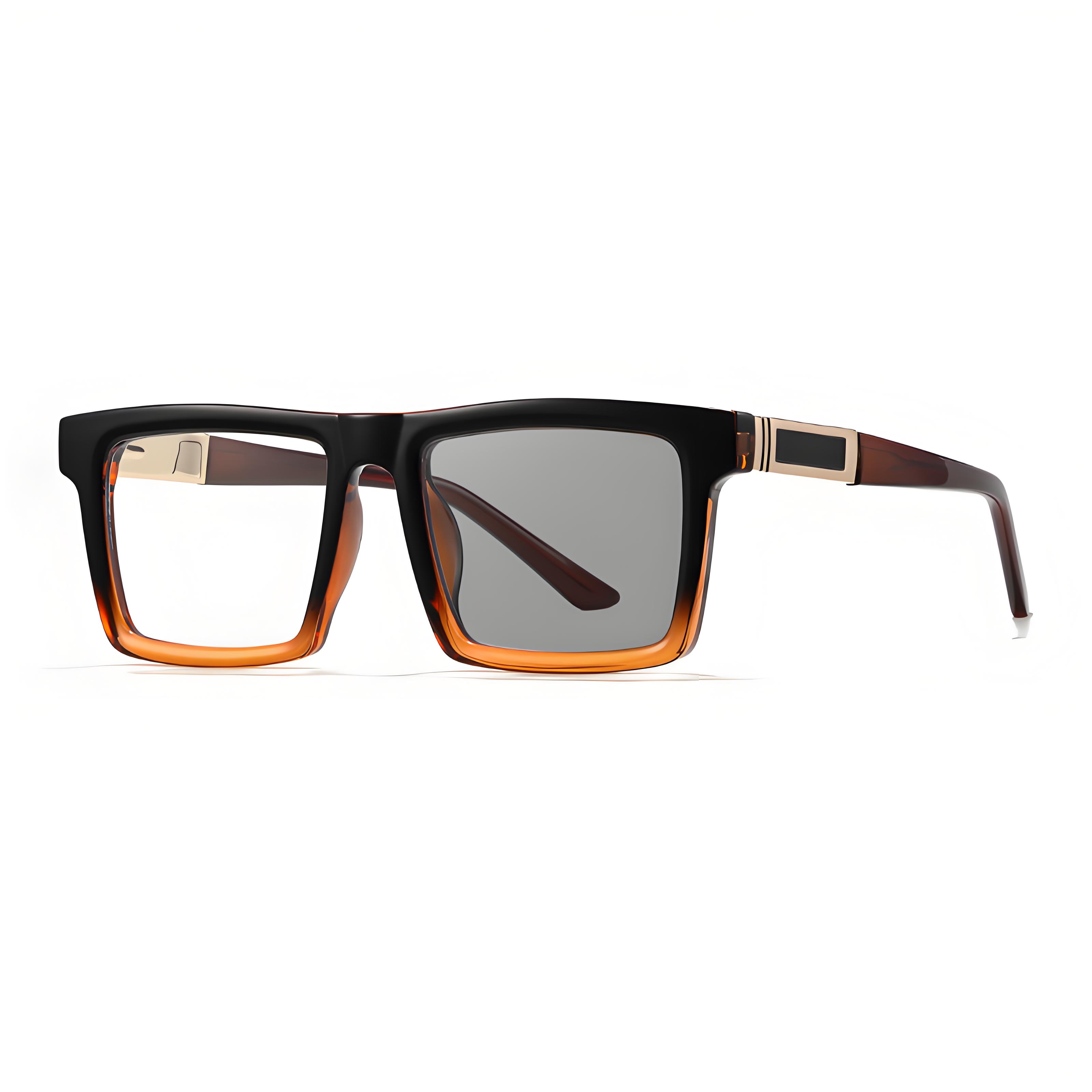 GRADIENT SQUARE FRAME PHOTOCHROMIC MULTIFOCAL GLASSES