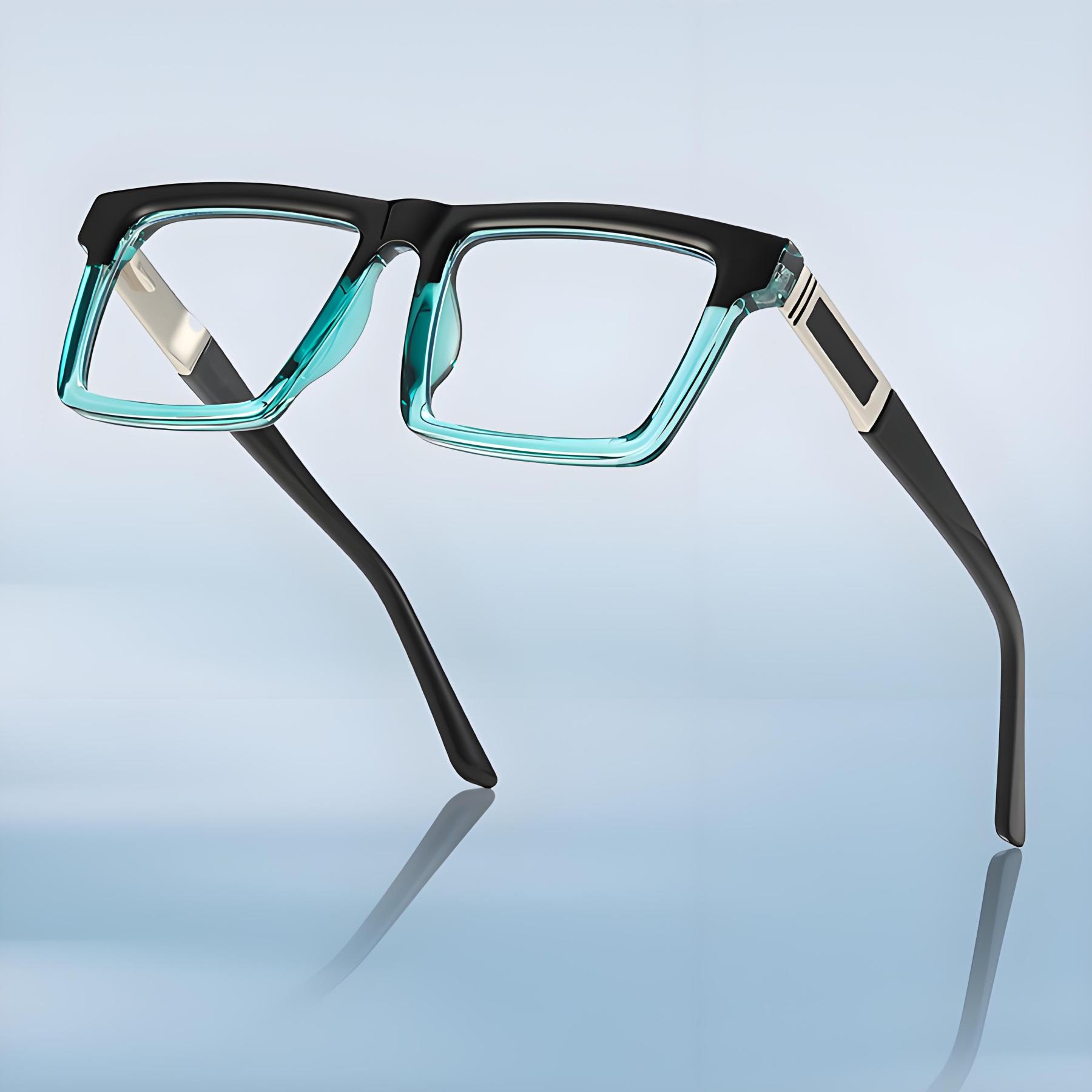 GRADIENT SQUARE FRAME PHOTOCHROMIC MULTIFOCAL GLASSES