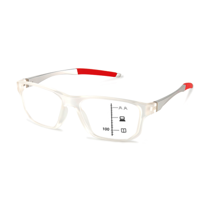 MEN'S POLYGONAL TR BUSINESS ANTI-BLUE LIGHT READING GLASSES