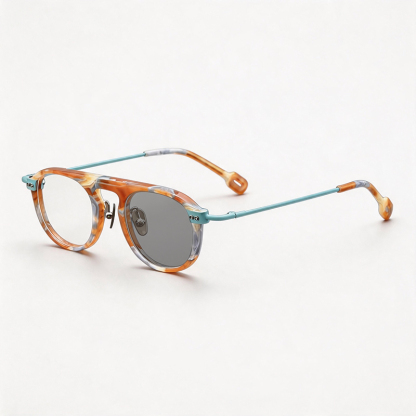 RETRO COLORFUL COLOR-CHANGING MULTIFOCAL GLASSES