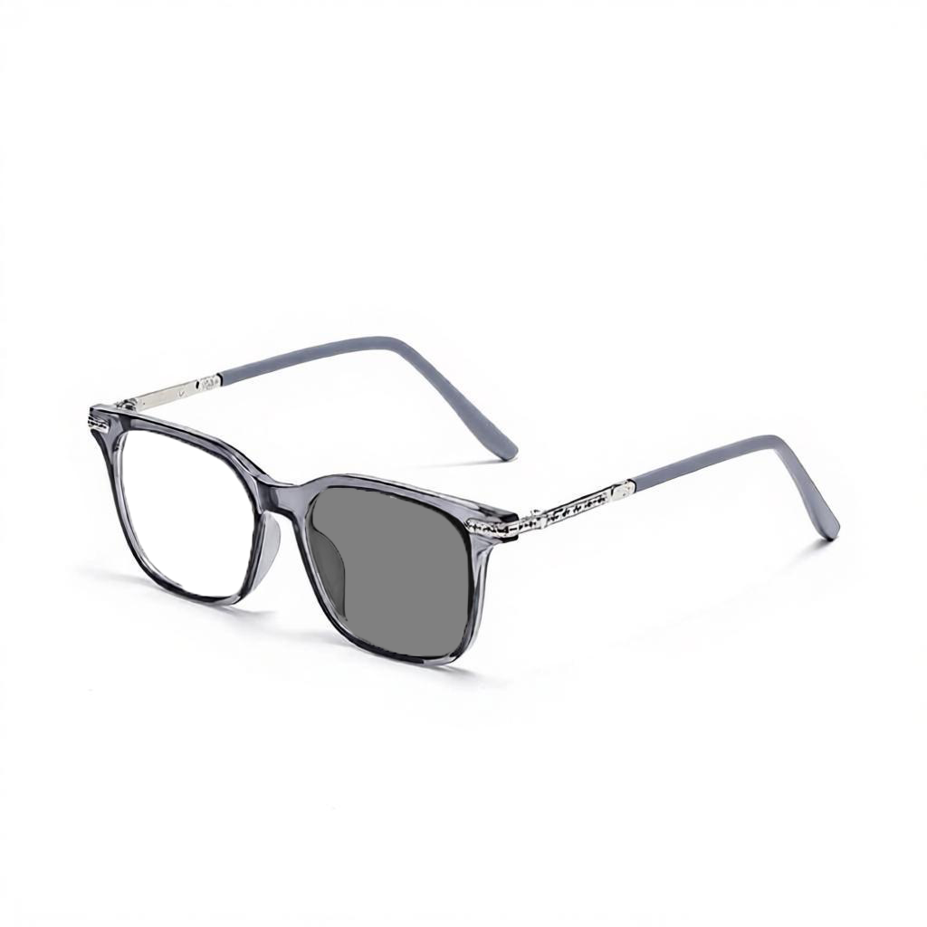RETRO SQUARE BLUE LIGHT BLOCKING READING GLASSES FOR MEN WOMEN, LIGHTWEIGHT SPRING HINGE PRESBYOPIA EYEGLASSES