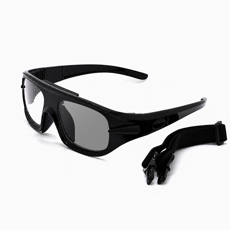 IMPACT-RESISTANT BASKETBALL GOGGLES WITH DETACHABLE TEMPLES