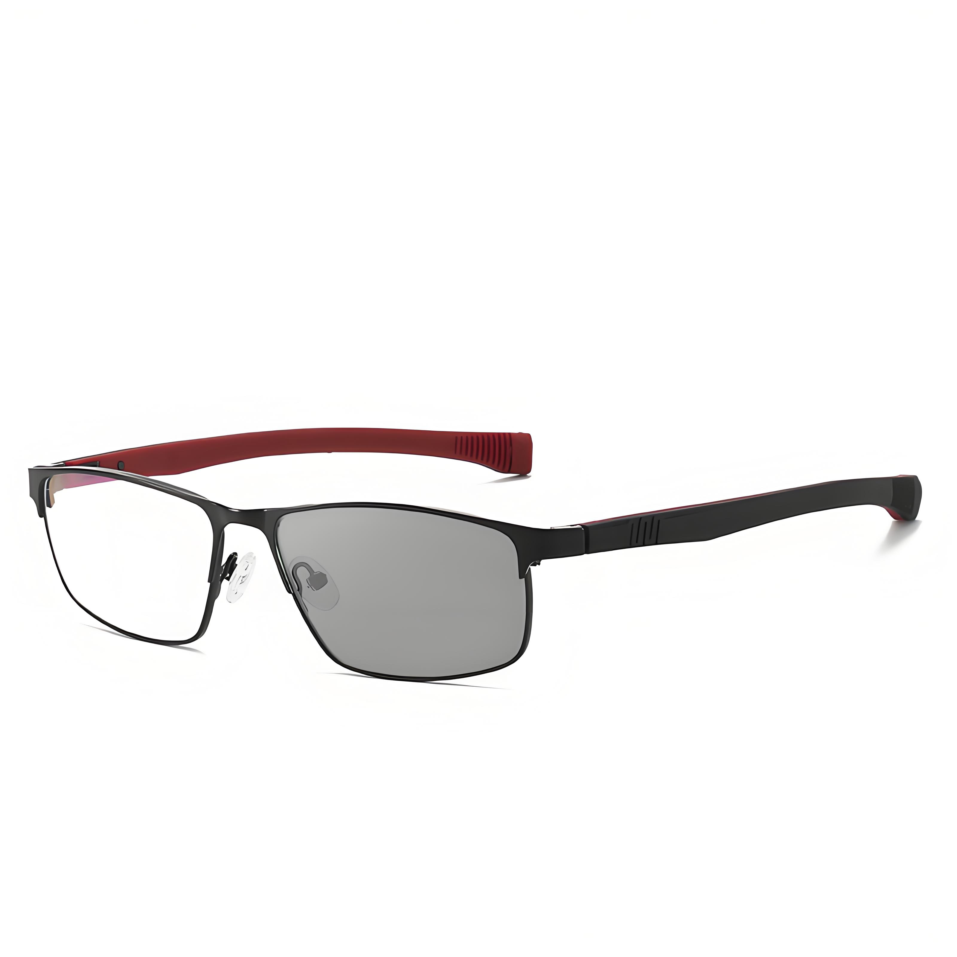 PHOTOCHROMIC MULTIFOCAL SPORTS GLASSES WITH MAGNETIC FLEX TEMPLES