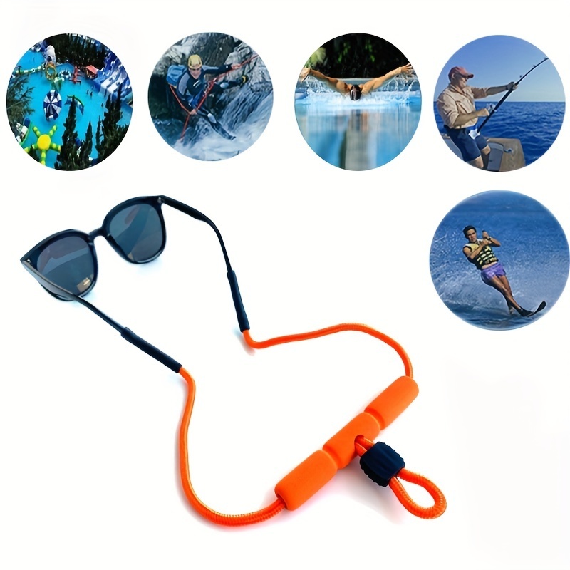 SPORTS ADJUSTABLE ANTI-DROP EVA GLASSES ROPE FOR BEACH SNORKELING