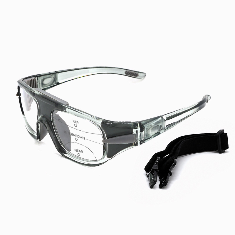 IMPACT-RESISTANT BASKETBALL GOGGLES WITH DETACHABLE TEMPLES