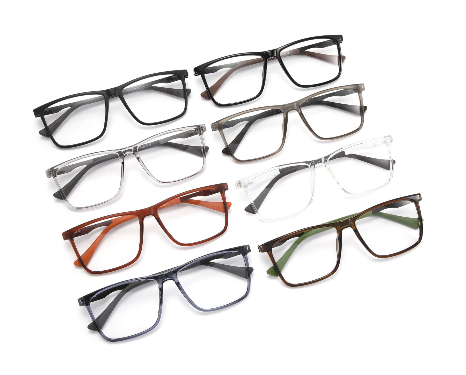 BUSINESS MINIMALIST SQUARE FRAME PHOTOCHROMIC MULTIFOCAL READING GLASSES