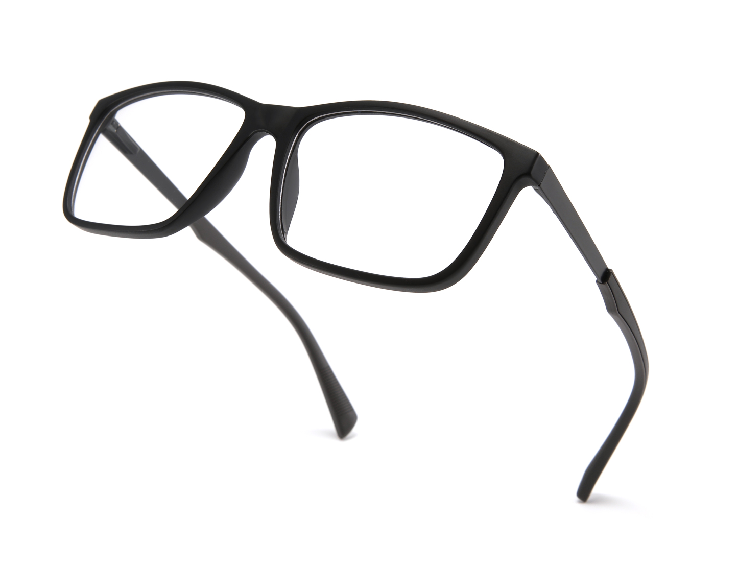 SIMPLE SQUARE-FRAME PHOTOCHROMIC MULTIFOCAL READING GLASSES