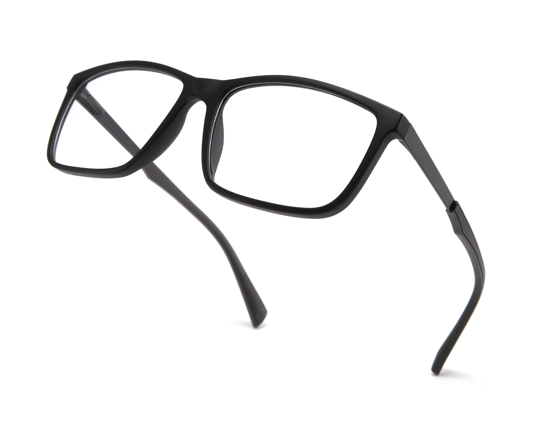 SIMPLE SQUARE-FRAME PHOTOCHROMIC MULTIFOCAL READING GLASSES