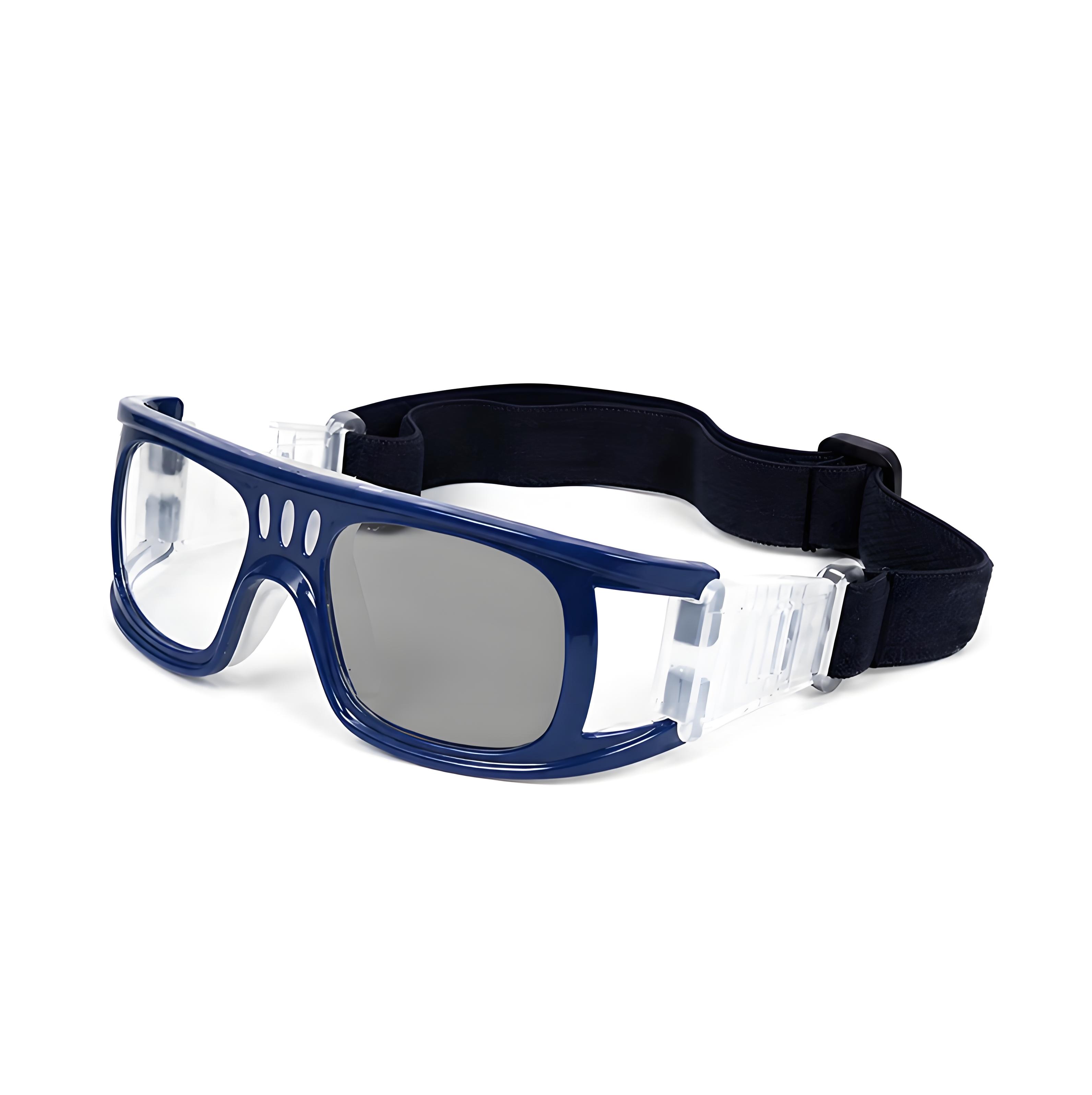 STAY-PUT SPORTS GLASSES WITH ADJUSTABLE RETENTION STRAP
