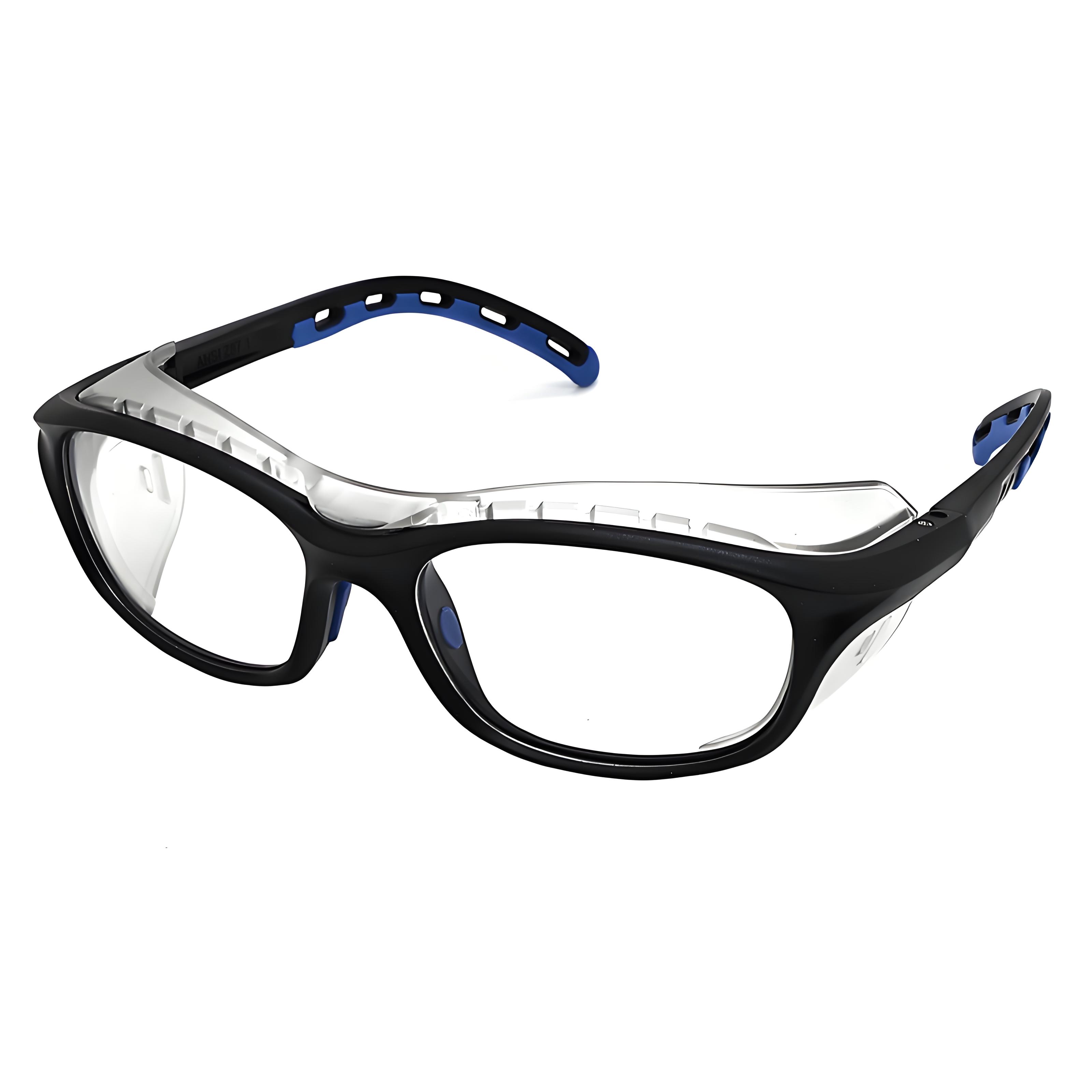 PROTECTIVE READING GLASSES WITH SIDE SHIELDS FOR DUST AND AIRBORNE PARTICLES