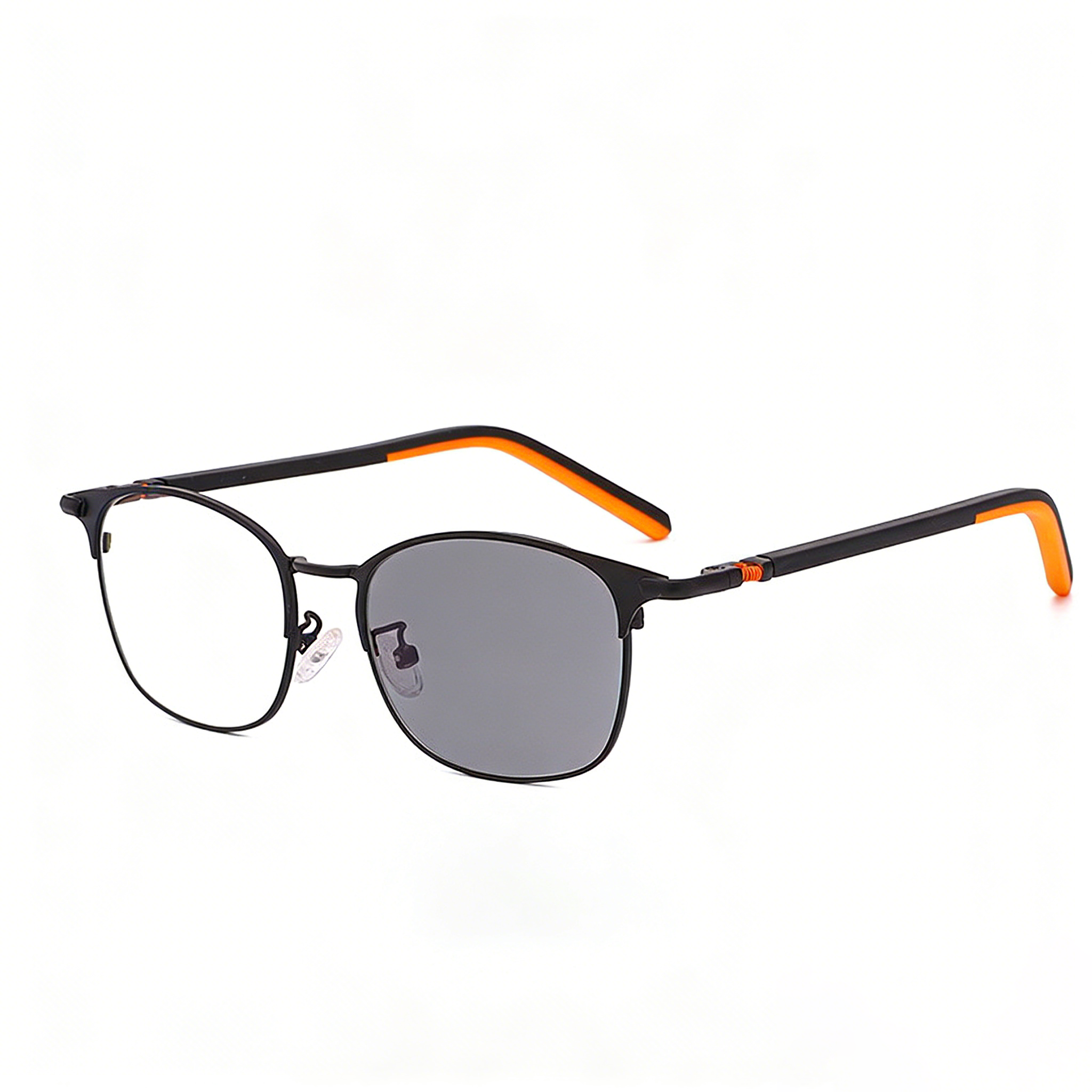 FULL-FRAME RETRO SPORTS ANTI-BLUE LIGHT PHOTOCHROMIC PROGRESSIVE READING GLASSES