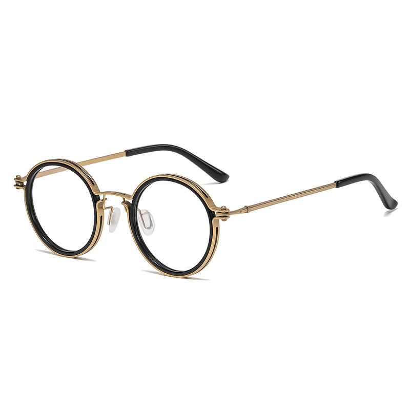ROUND METAL PUNK-STYLE READING GLASSES