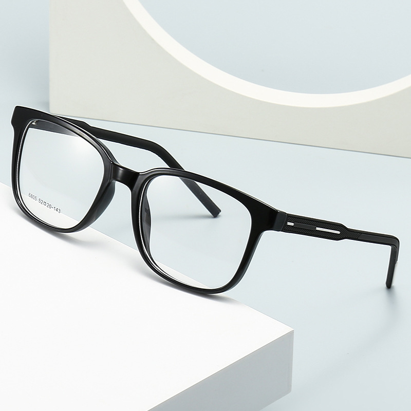BUSINESS SQUARE LARGE FRAME SPRING HINGE COLOR CHANGING READING GLASSES
