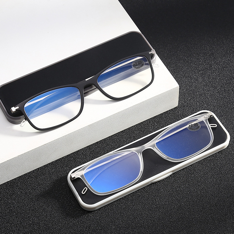 FASHIONABLE METAL PAPER ULTRA-LIGHT ANTI-BLUE LIGHT READING GLASSES