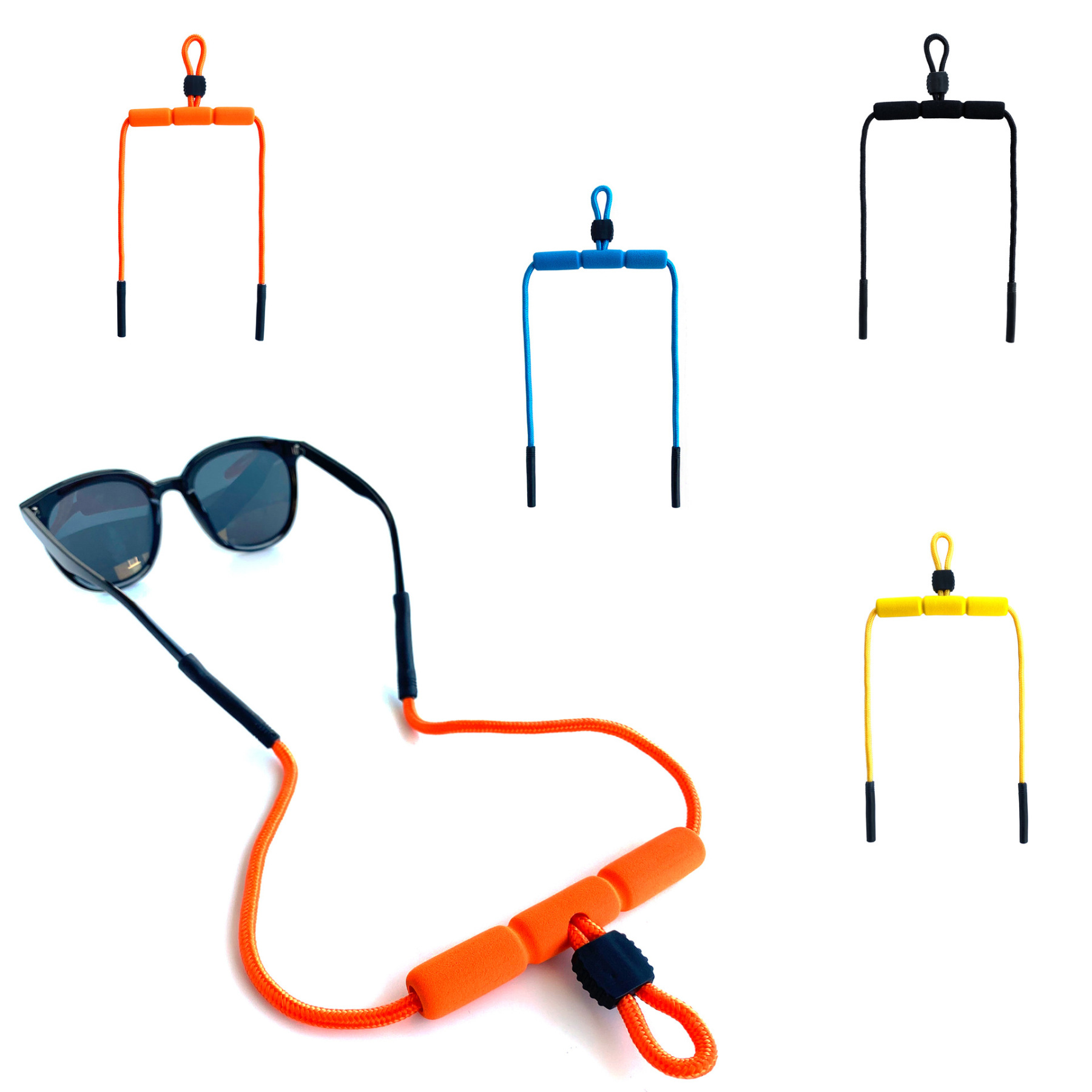 SPORTS ADJUSTABLE ANTI-DROP EVA GLASSES ROPE FOR BEACH SNORKELING