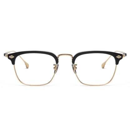 Benjamin Retro Titanium Full-Rim Glasses