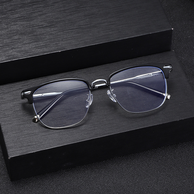 BUSINESS METAL HALF FRAME PHOTOCHROMIC READING GLASSES
