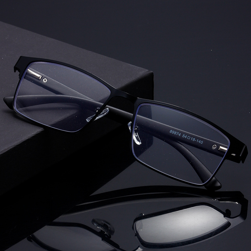 METAL FASHION FULL FRAME SPRING READING PRESBYOPIC GLASSES
