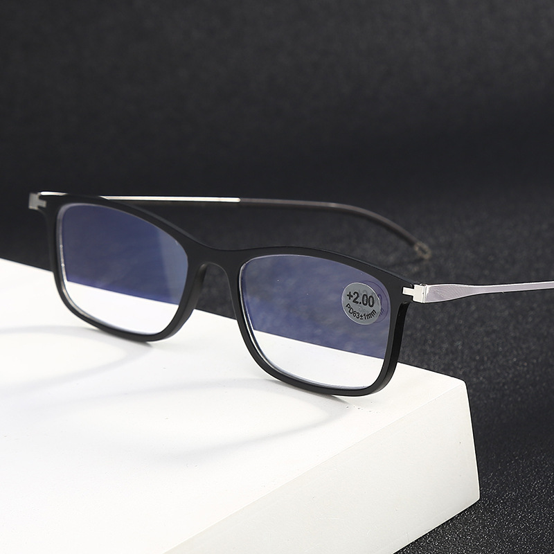 FASHIONABLE METAL PAPER ULTRA-LIGHT ANTI-BLUE LIGHT READING GLASSES