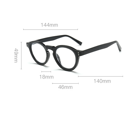 MINIMALIST SMALL ROUND READING GLASSES