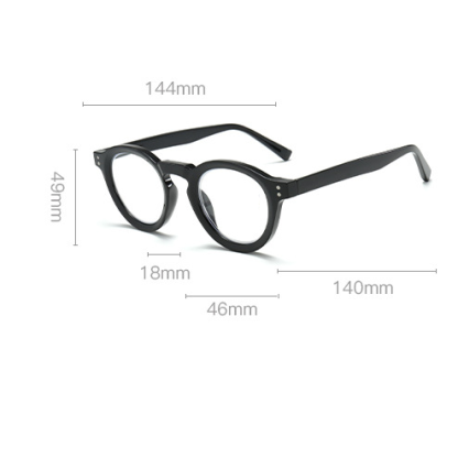 MINIMALIST SMALL ROUND READING GLASSES