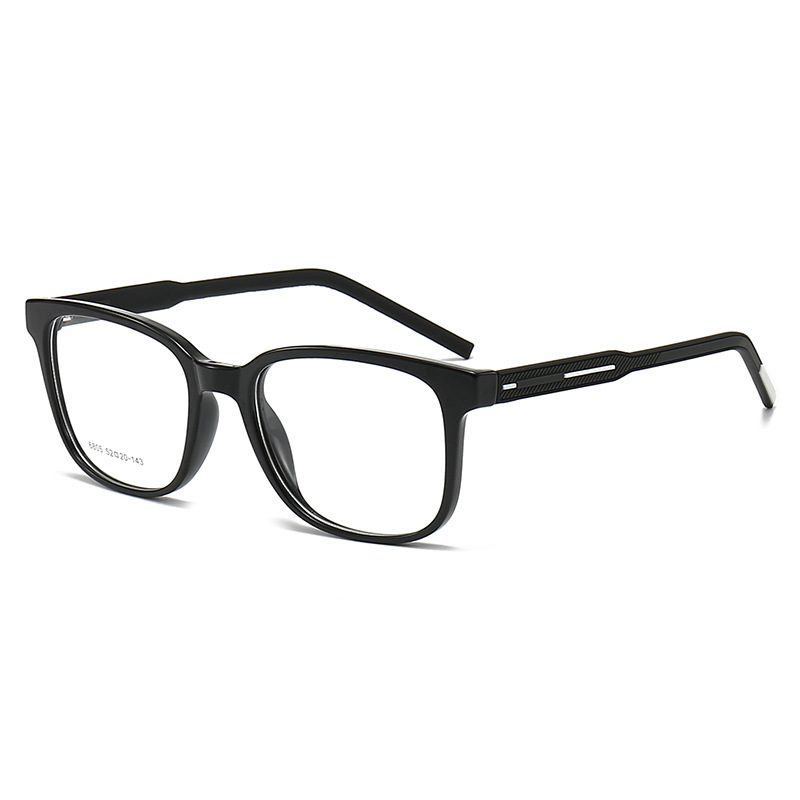 Prescription Glasses - BUSINESS SQUARE LARGE FRAME SPRING HINGE COLOR CHANGING READING GLASSES