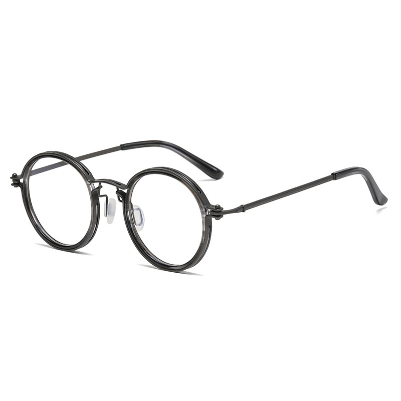 ROUND METAL PUNK-STYLE READING GLASSES