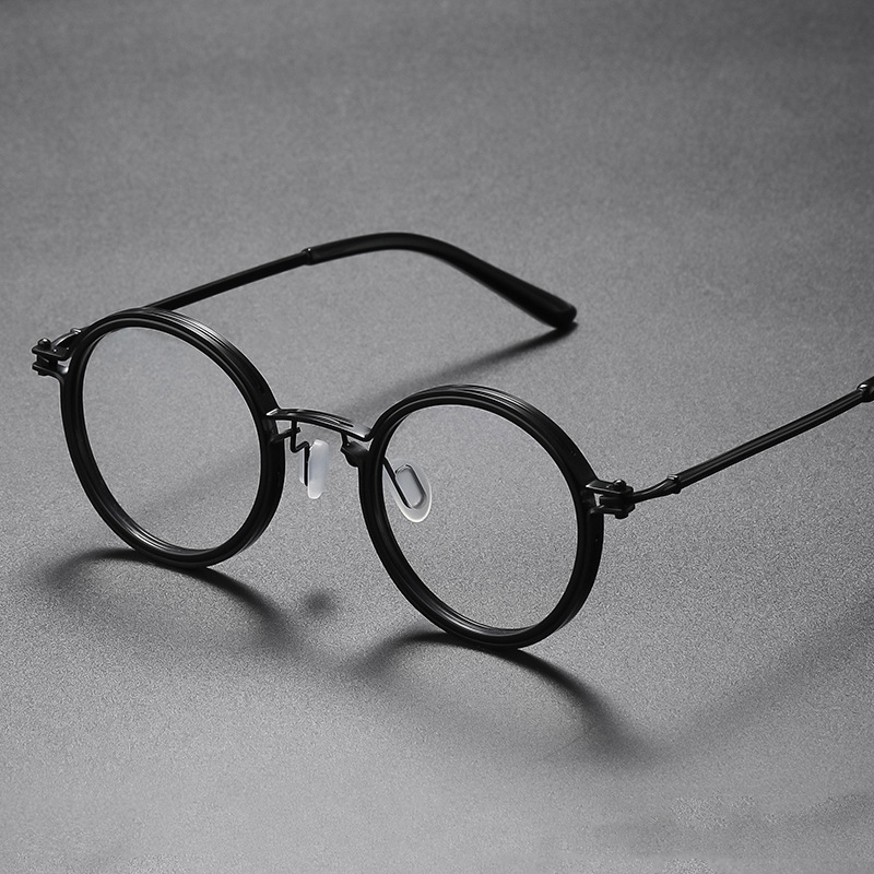 ROUND METAL PUNK-STYLE READING GLASSES