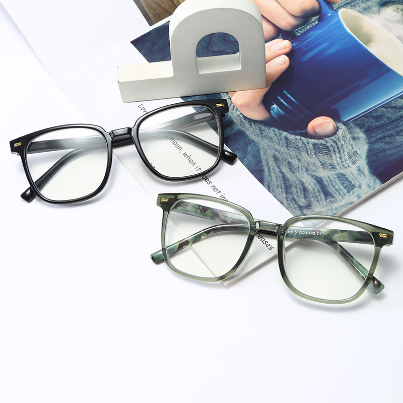 Prescription Glasses - LIGHTWEIGHT SQUARE FRAME BLUE LIGHT BLOCKING  GLASSES