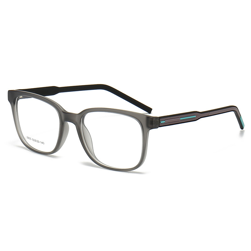 Prescription Glasses - BUSINESS SQUARE LARGE FRAME SPRING HINGE COLOR CHANGING READING GLASSES