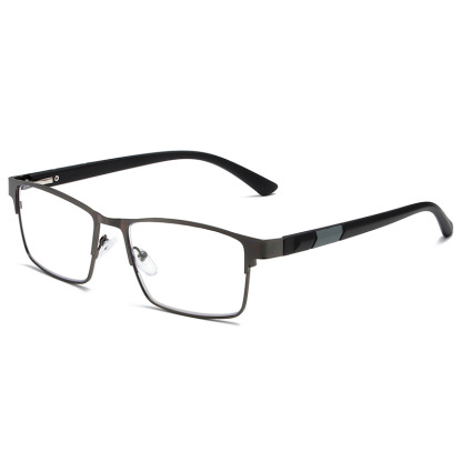 METAL FASHION FULL FRAME SPRING READING PRESBYOPIC GLASSES