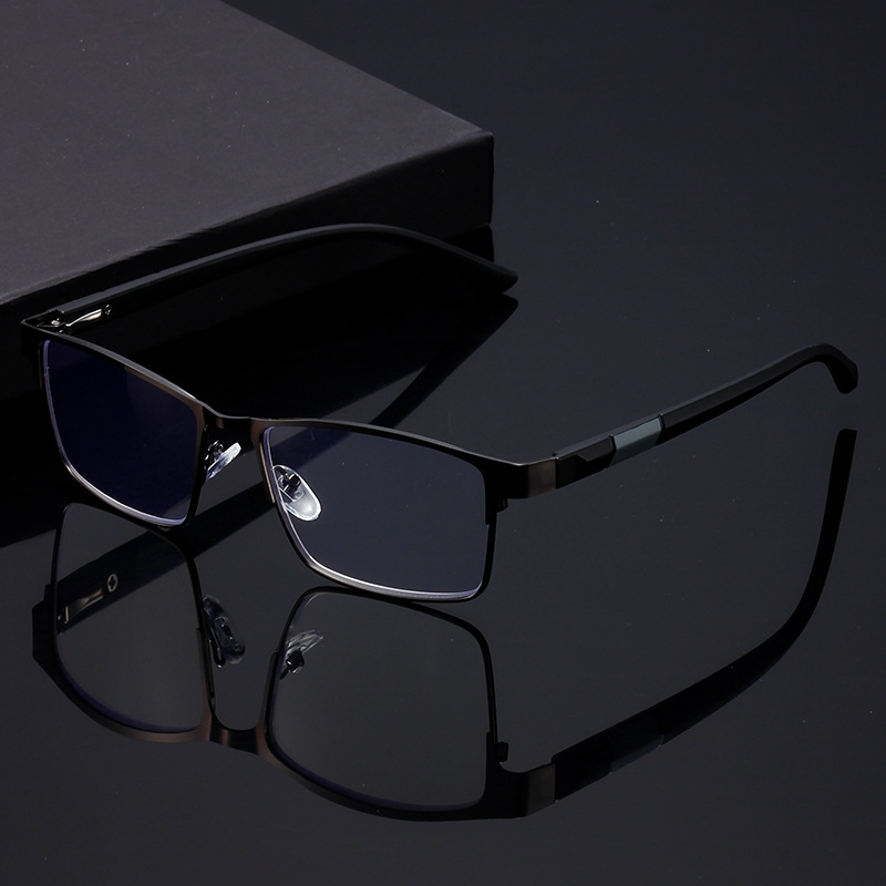METAL FASHION FULL FRAME SPRING READING PRESBYOPIC GLASSES