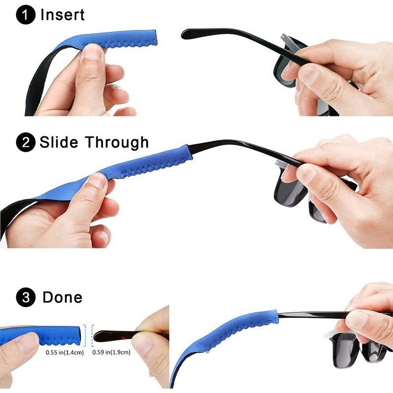 UNISEX NEOPRENE SPORTS SUNGLASSES STRAP FOR WATER ACTIVITIES