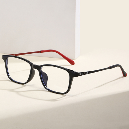 RETRO ULTRA-LIGHT METAL HOLLOW COLOR-CHANGING READING GLASSES