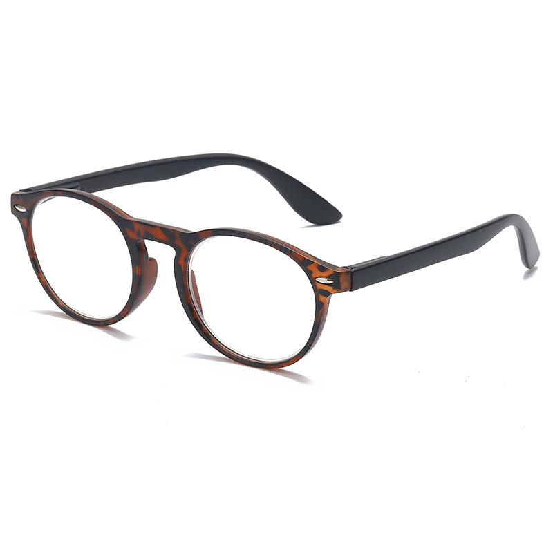 SIMPLE LARGE FRAME RICE NAIL COMFORTABLE HD READING GLASSES